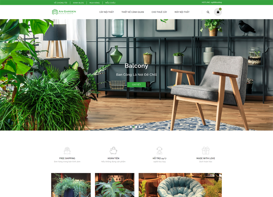 AnGardens E-commerce Website
